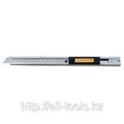 Нож OLFA с выдвижным лезвием и корпусом из нержавеющей стали, 9мм фото