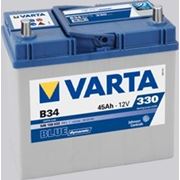 Аккумуляторная батарея B34 Varta blue dynamic 45. Индекс производителя 545 158 033. фото