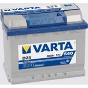 Аккумуляторная батарея D24 Varta blue dynamic 60. Индекс производителя 560 408 054. фото