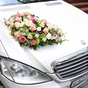 Свадебное оформление автомобиля фото