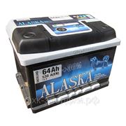 Аккумулятор ALASKA Premium 64 Ач низкий фото