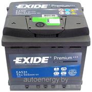 Автомобильный аккумулятор Exide Premium EA531 (53 А/ч) купить акб с доставкой фотография