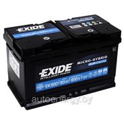Автомобильный аккумулятор EXIDE MICRO-HYBRID EK800 (80 А/ч) купить акб с доставкой фотография