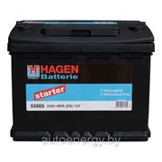 Автомобильный аккумулятор HAGEN (55 А/ч) купить акб с доставкой фотография
