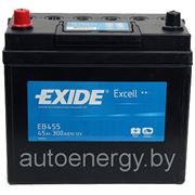 Автомобильный аккумулятор Exide Excell EB455 (45 А/ч) купить акб с доставкой фотография