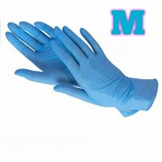 Перчатки нитриловые Nitrile M (голубые), 200 шт (100 пар)