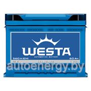 Автомобильный аккумулятор WESTA STANDARD (66 А/ч) купить акб с доставкой фотография