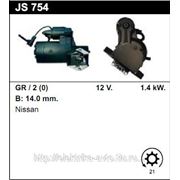 Стартер на Nissan JS754 фото