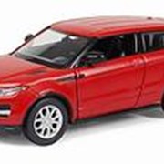 UNI-FORTUNE Toys Industrial Ltd. Машина металлическая 1:32 Range Rover Evoque, инерционная, красный матовый цвет, 16.5 x 7.5 x 7 см 554008M(A) фото