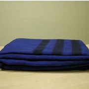 Одеяло армейское, синее, 140х205, полушерстяное фотография