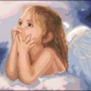 Канва с рисунком Ангелок фото