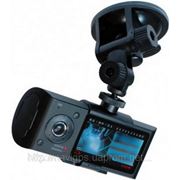 Видеорегистратор Car DVR R300 с двумя камерами, с модулем GPS и G-сенсором удара фото