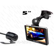 Автомобильный Видеорегистратор 5" GPS-навигатор 720P 2 cam