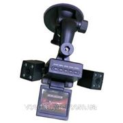 Автомобильный видеорегистратор с двумя камерами Two camera car DVR 055)