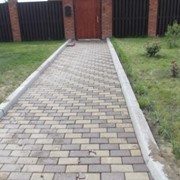 Укладка тротуарной плитки в г.Омске фото
