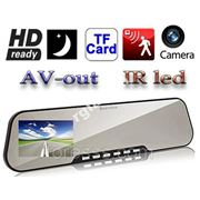 Видеорегистратор HD + Зеркало, AVout, ИК подсветка фото