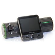 Автомобильный видеорегистратор DVR X6000 - двухкамерный регистратор с ИК-подсветкой фото