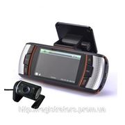 Видеорегистратор MX3 G7 две камеры G-sensor GPS модуль фото