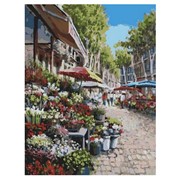 Картина по номерам “Цветочный рынок“ размер 40x50 (арт. GX3450) фото