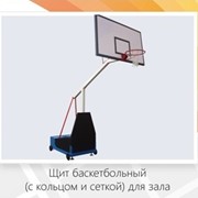Стойки баскетбольные (с щитом, кольцом и сеткой) для залов фото
