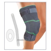 Ортопедический эластичный фиксатор ортез для поддержки колена со спиральными ребрами жесткости и силиконовым наколенники и стабилизирующими ремнями 6920 Genucare Comfort C plus фото