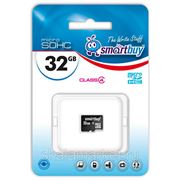 Micro SDHC карта памяти Smart Buy 32GB Class 4 (без адаптера) фотография