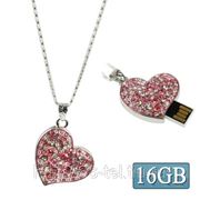 USB Flash накопитель - Розовое сердце (16 GB) фото