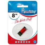 USB флэш-диск Smart Buy 8GB Mini series Red (SB8GBMS-R) NEW! фотография
