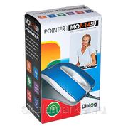 MOP-14SUDialog Pointer - опт. мышка, 3 кнопки + ролик, USB, сине-серебристая фотография