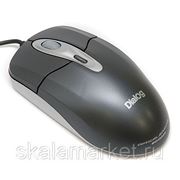 MOK-03SUDialog Katana - опт. мышка, 3 кнопки + ролик, USB, серебристая фотография