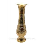 Ваза бронзовая цветная 29х9х9 см Flower vase Glass Clr 12 фото