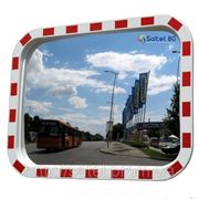 Дорожное зеркало со светоотражателями “SATEL“ прямоугольное 400mm*600mm фото