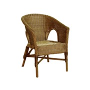 Кресло плетеное из ротанга “Летний сад“ фото