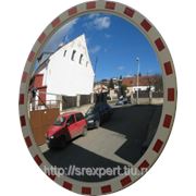 Зеркало дорожное со световозвращающей окантовкой круглое D=600 фото
