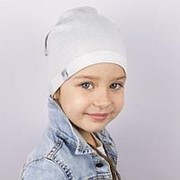 Шапка удлиненная однослойная с серебристым напылением арт. 10-104 фото