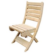 Кресло складное деревянное фотография