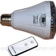 Светодиодная лампа с аккумулятором и пультом YJ-1895AL цоколь Е27, Работает до 6 часов после отключения света фото