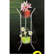 Напольная подставка под цветы на 2 вазона фото