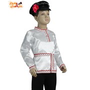 Русский народный костюм для мальчика, рубаха + картуз, р-р 28, рост 110-116 см фото