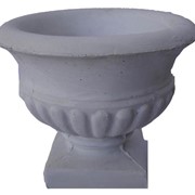 Бетонная ваза средняя, диаметр 40х40см, чаши бетонные, урны из бетона, ваза бетонная для цветов, бетонные вазоны Киев и область.