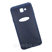 Защитная крышка для Samsung J5 Prime «LP» Сетка Soft Touch (темно синяя) европакет фото