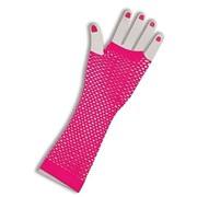 Аксессуар для праздника Forum Novelties Розовые ажурные перчатки
