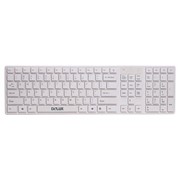 DLK-1000UW Delux USB клавиатура, Цвет: Белый фотография