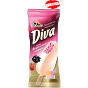 Мороженое, Diva йогурт-ежевика-клубника на палочке фотография