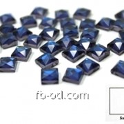Камни-стразы клеевые 5х5 синие-упак 100 шт Код товара 24006