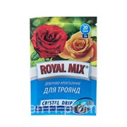 Кристаллическое удобрение для корневой подкормки, для роз“Royal Mix“ cristal drip, 20гр. фото