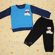Детский костюм для мальчика Teddy Bear синий, черный фото