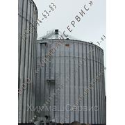 Резервуар металический РВС для хранения зерна, бункер, силос, накопитель, сборник, танк, зернохранилище фотография