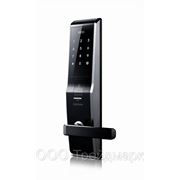Врезной биометрический дверной замок Samsung Ezon 5230, электронный замок фото