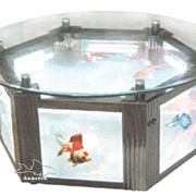 Аквариум-стол Jebo Т1002 (мореный дуб), 185 л фото